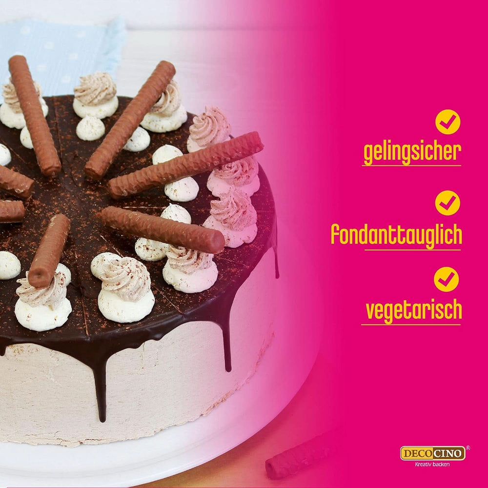 DECOCINO Buttercream Ready Mix (Set de 3 - 3 x 250 grame), pentru glazură, umplere și ornare, ideal pentru prăjituri, creme și torturi Glazuri si Decor Naty Shop