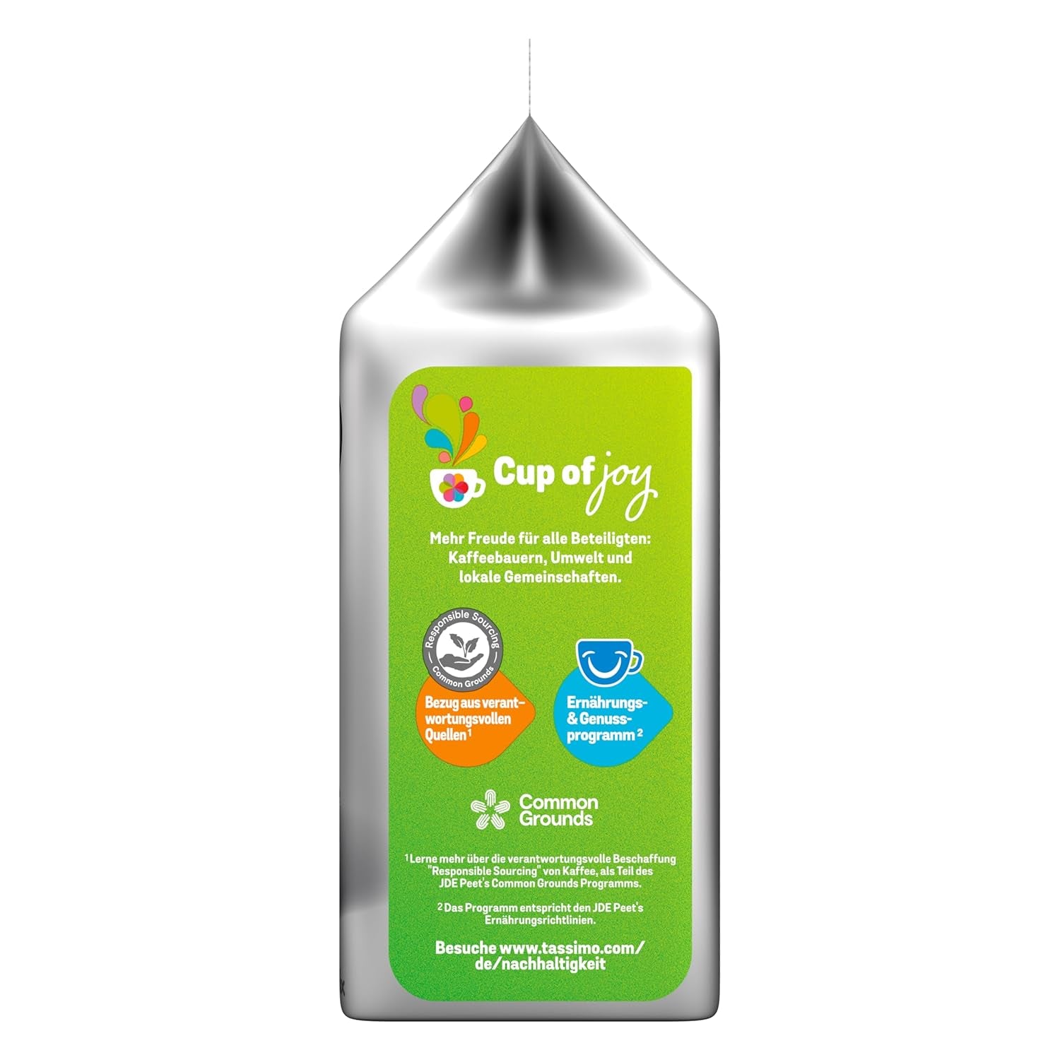 Tassimo Kapseln Jacobs Caffè Crema Classico, 5 x 16 Pads, 80 Kaffeekapseln