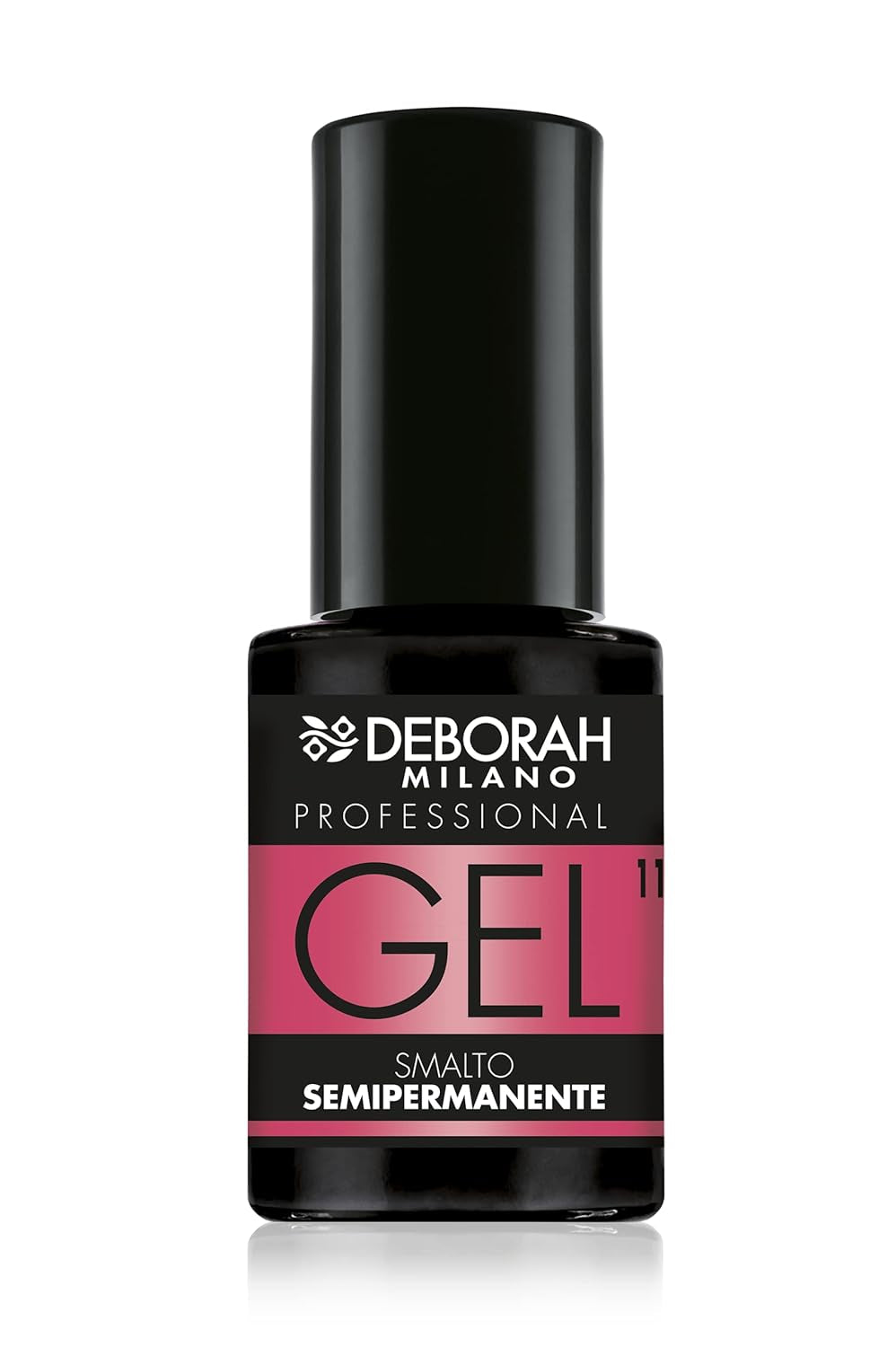 Esmalte de uñas semipermanente Milano Professional, núm. 21 Borgoña, efecto voluminizador, duradero, para uñas intensas y brillantes, 4,5 ml