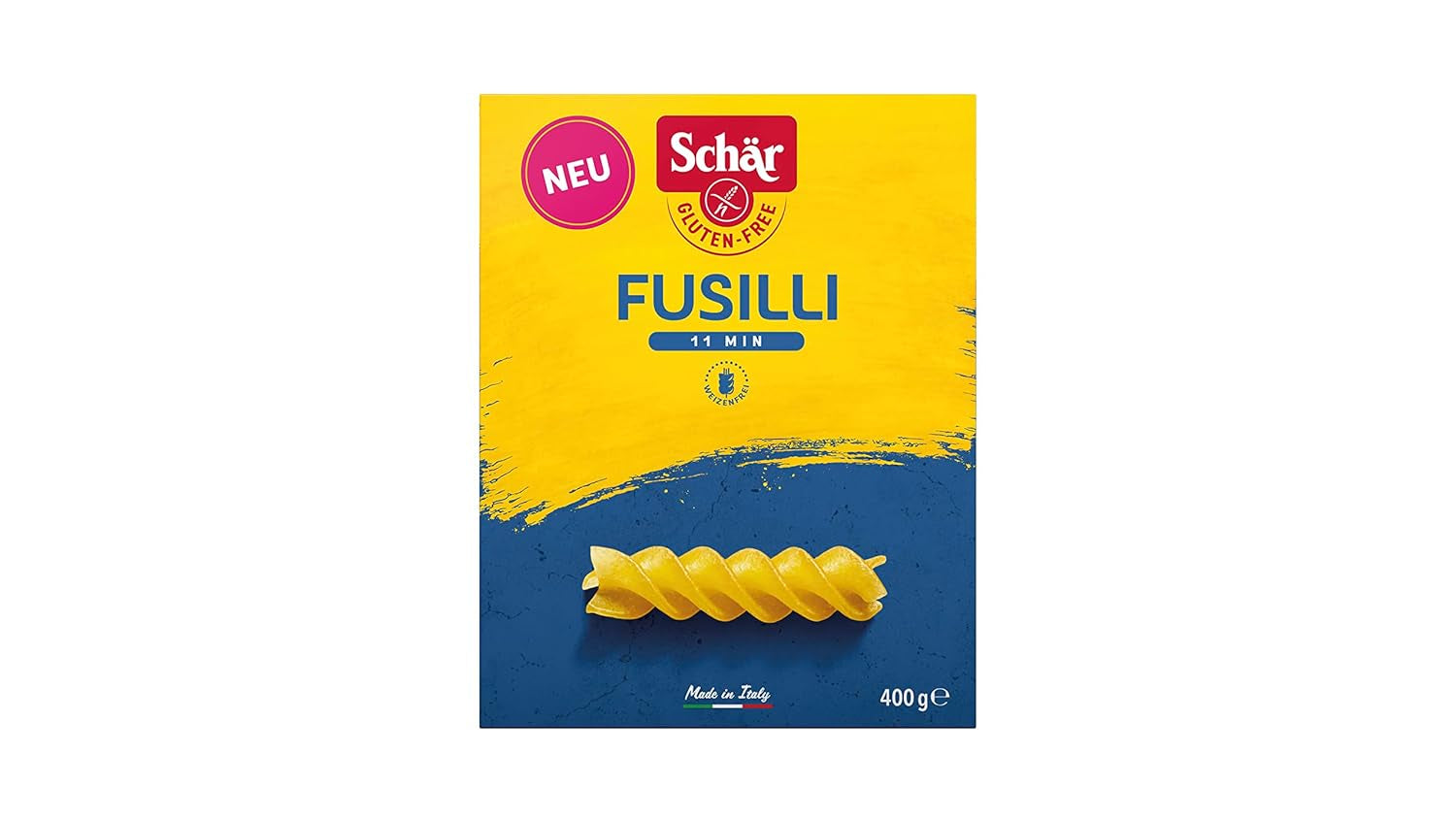 Fusilli sin gluten, 400g