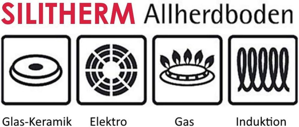 Sartén Inducción Silit Talis 24 cm, acero inoxidable, revestimiento cerámico, apta para horno Ollas y Sartenes Naty Shop