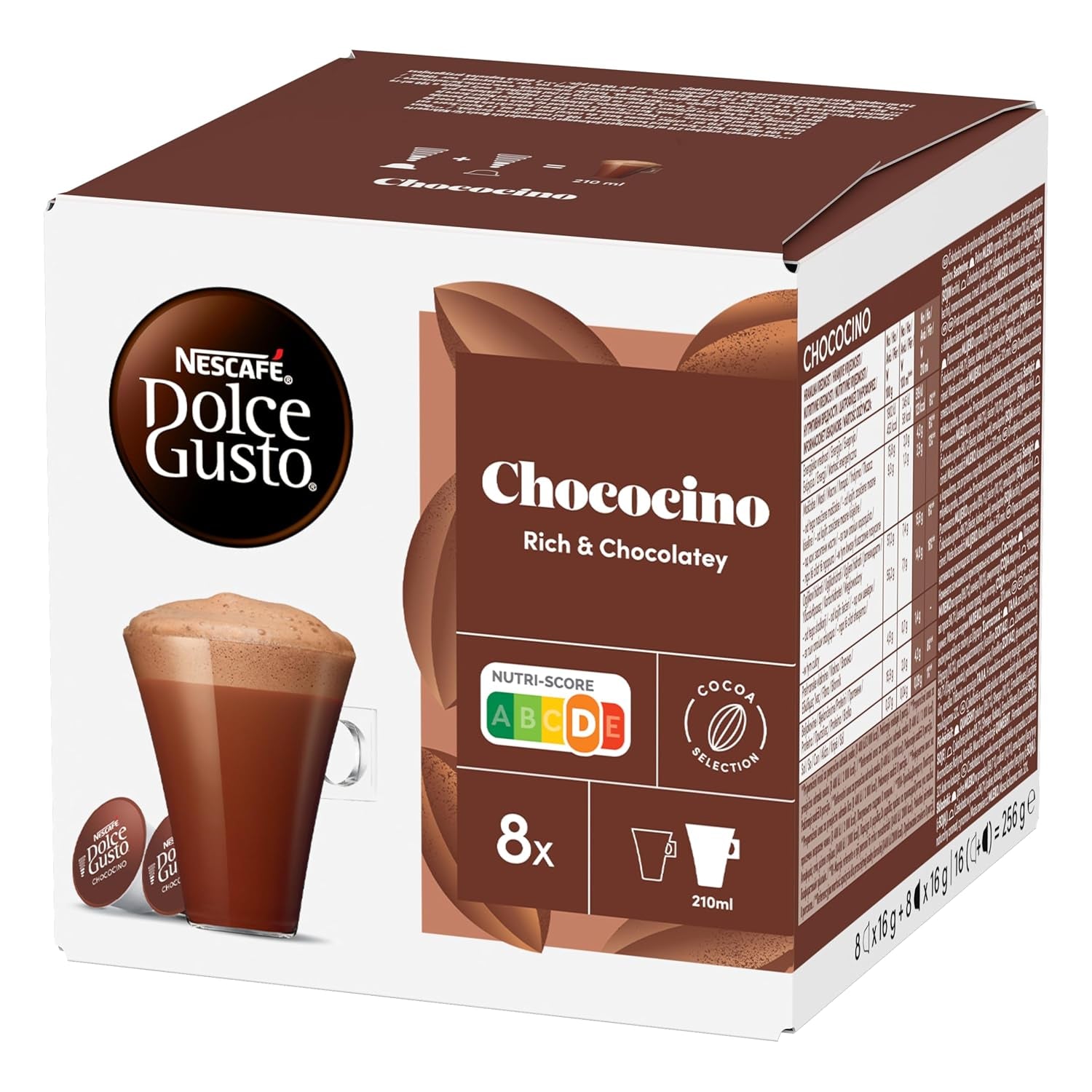 NESCAFÉ DOLCE GUSTO Chococino Kakaokapseln 3er Pack (3 x 16 Kapseln)
