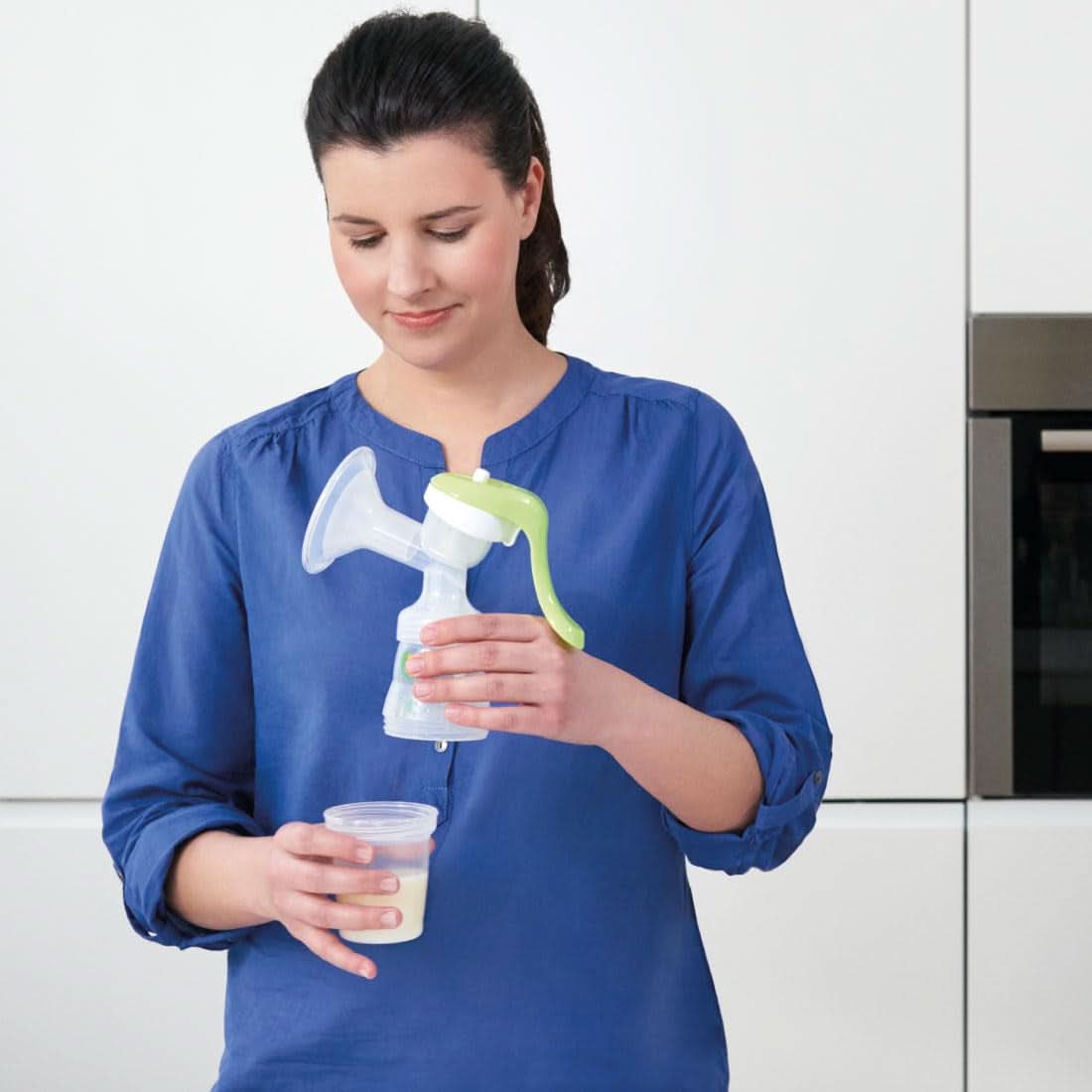 MAM Sacaleches eléctrico y manual 2 en 1, con 9 niveles de estimulación, contiene 2 biberones, arranque fácil, verde Accesorios Alimentación y Lactancia Bebe Naty Shop