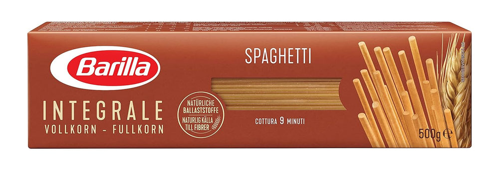 Barilla Pasta Integrale Fusilli – Pasta de sémola con fibras naturales, 500 g