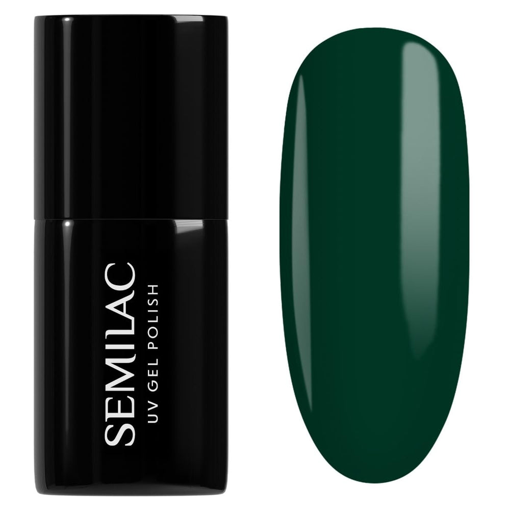 Esmalte de uñas UV Semilac Hybrid 309 Verde pino 7ml Colección Festive Wonder Colors
