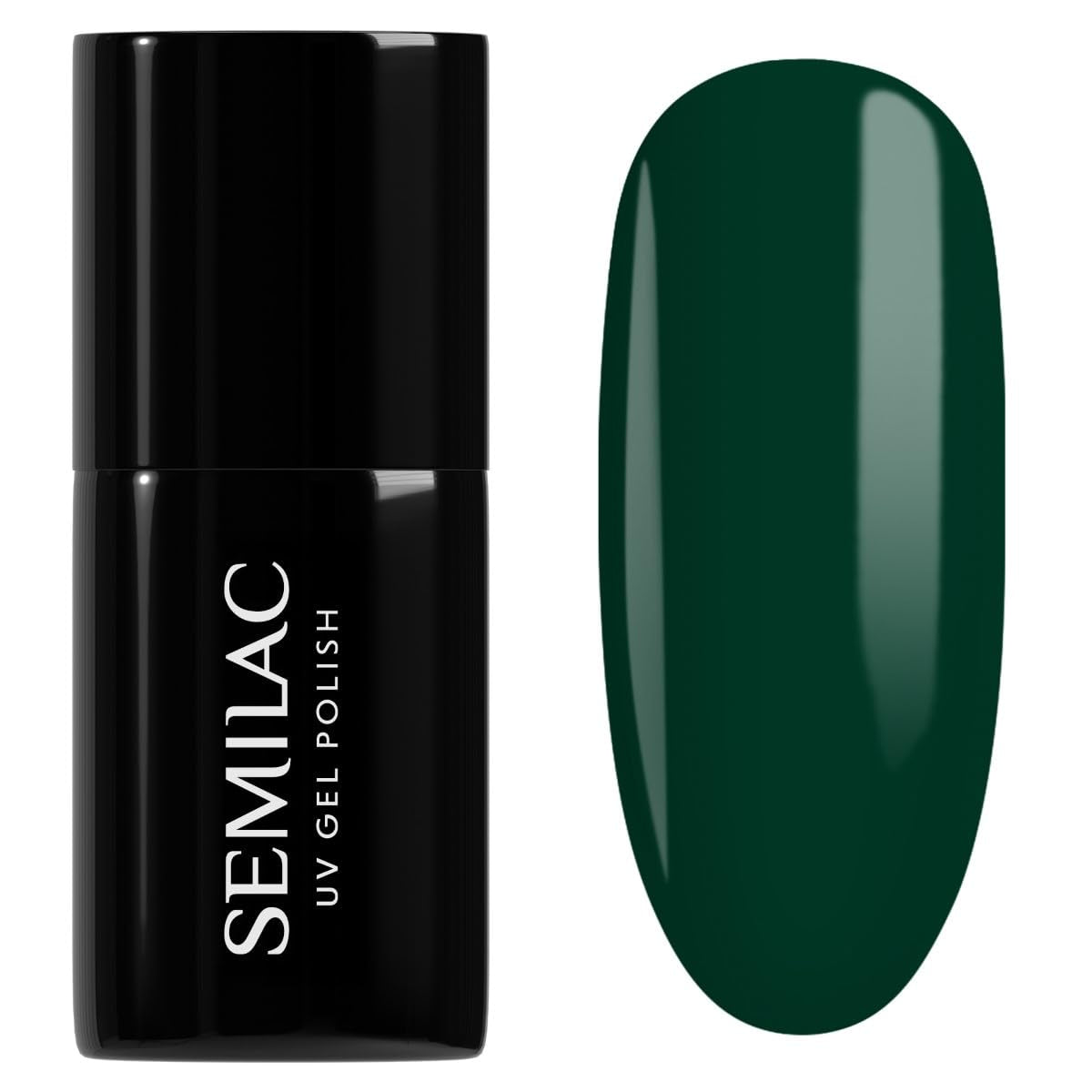 Esmalte de uñas UV Semilac Hybrid 309 Verde pino 7ml Colección Festive Wonder Colors