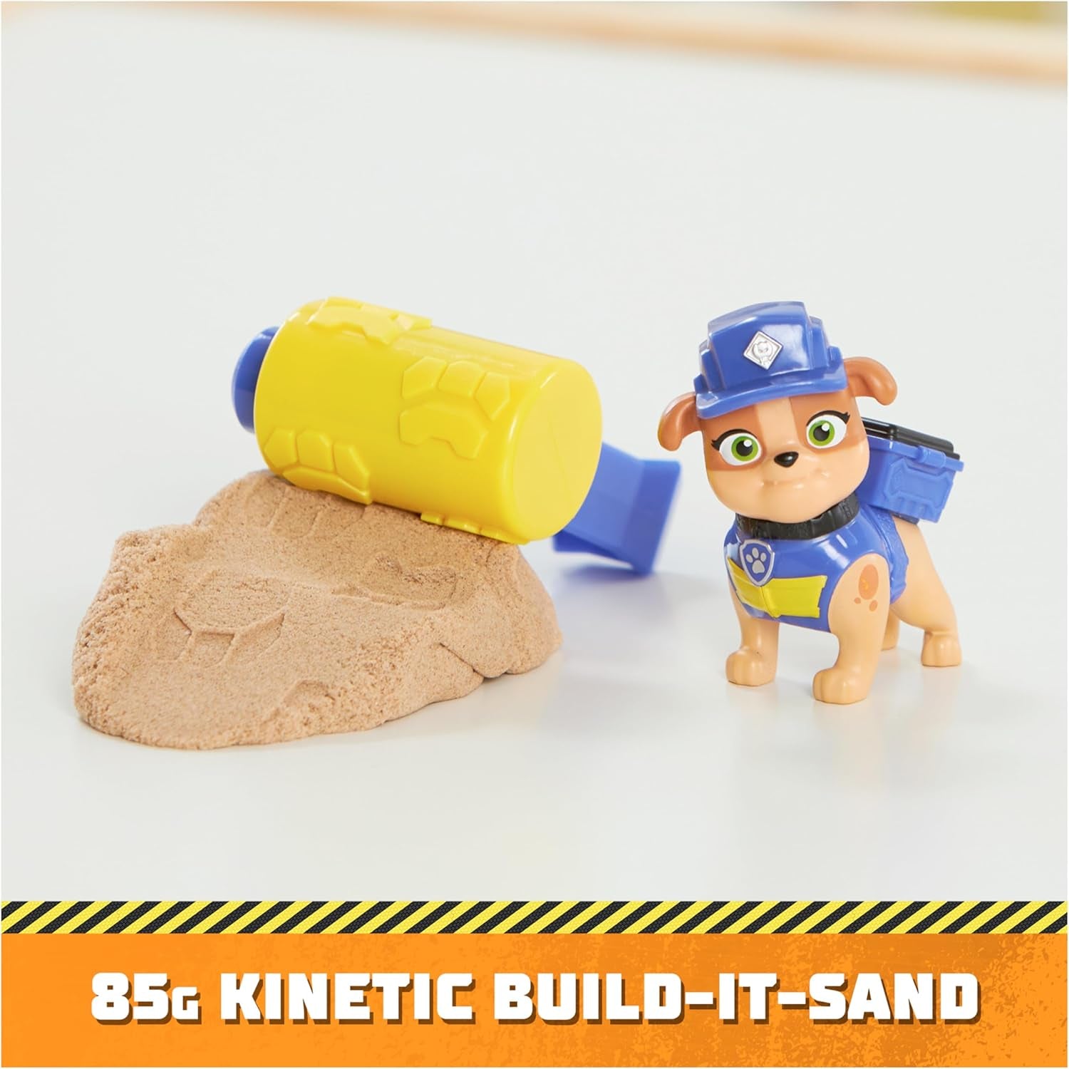 Rubble & Crew - Juego de figuras de acción de Rubble & Mix, 2 juguetes de construcción y arena de construcción cinética de 85 g, juguete adecuado para niños de 3 años en adelante Figuras de acción Naty Shop