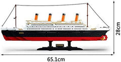 Sluban Klembausteine ​​​​Sluban SL95337, Großer Bausatz (1012 Teile) [M38-B0577], Spielset, Klembausteine, Schifffahrt, mit Spielfigur, Titanic, Mehrfarbig