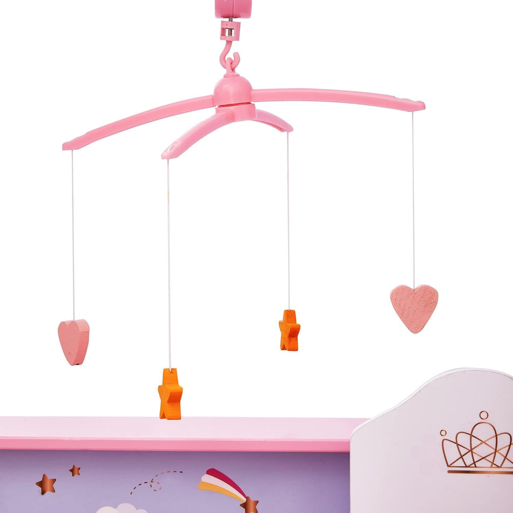 Olivia's Little World Teamson Kids Păpuși din lemn, 45 cm, cu două fețe, pentru copii TD-11460W
