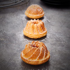 Birkmann, Contoura, Gugelhupfblech Violet, Backform Aus Aluguss, Mit Antihaftbeschichtung Und Rezept, 887077 Moldes y bandejas para repostería Naty Shop