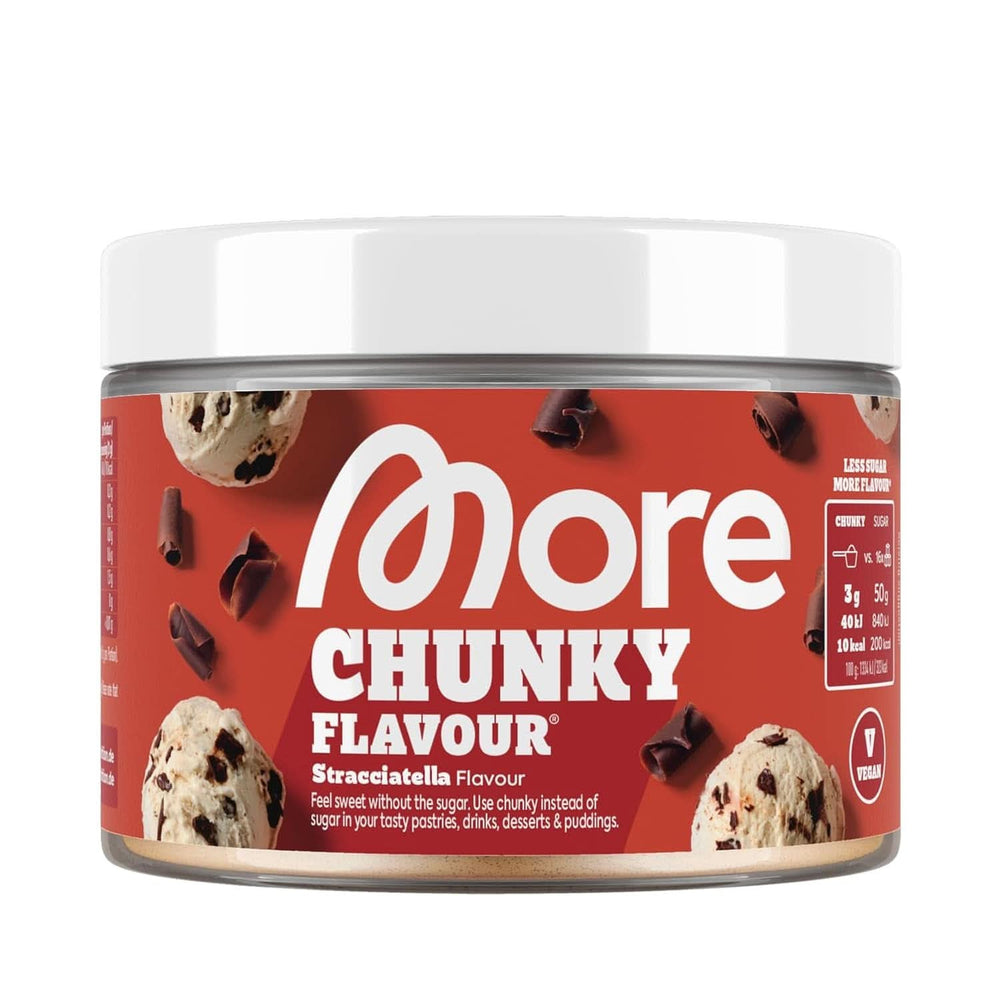 MÁS Chunky Flavor, Cheesecake de Arándanos, aroma en polvo para endulzar con inulina y lactasa, 150 gramos Edulcorantes Naty Shop 250 G (1Er Pack) Stracciatella