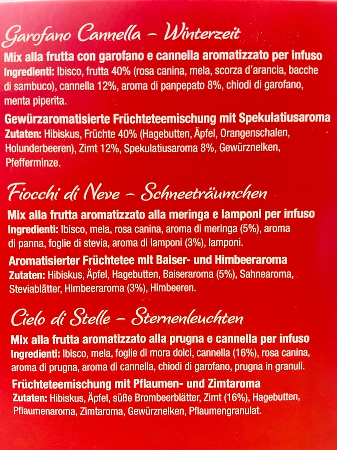 Pompadour 1913 Winter Collection Sortiment de ceaiuri din fructe și plante fără cofeină - 1 x 30 pliculețe de ceai (82,5 grame)