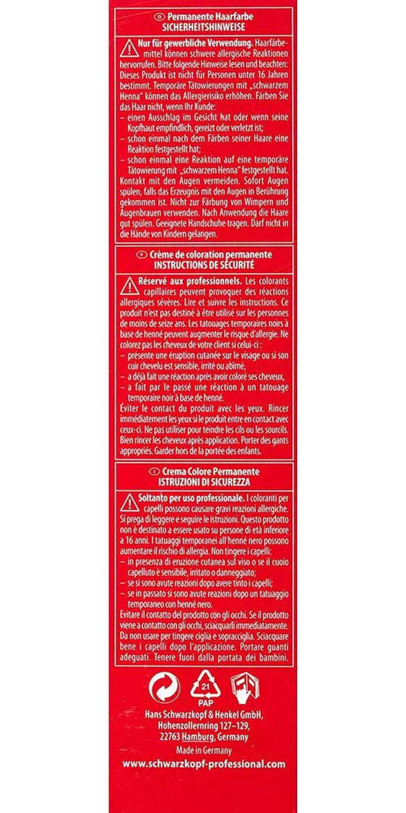 Schwarzkopf IGORA Royal Premium Hair Colour 6-68 blond închis roșu ciocolatiu, 1 pachet (1 x 60 g) Vopsea pentru par Naty Shop