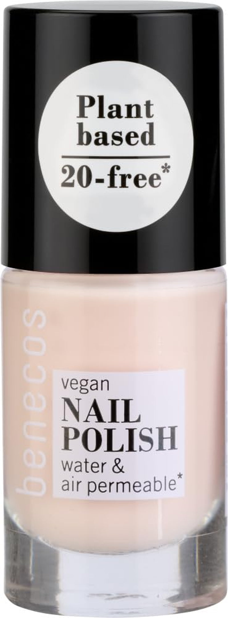 Benecos 20-Free Esmalte de uñas vegano "Be My Baby" - esmalte de uñas a base de hierbas - de secado rápido y de larga duración - permeable al agua - enriquecido con biotina - 5ml