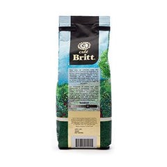 Café Britt® - Costa Rican Monteverde (340 g.) (1 pachet) Cafea Arabica boabe întregi, Kosher, fără gluten, gourmet și prăjire medie închisă