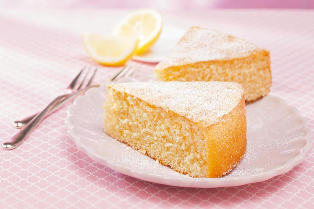 RUF Kuchen Träume Zitrone, Zitronenkuchen Traumhaft Einfach, Mit Powderzucker, Backmischung Für Einen Himmlisch Luftig Looseren Kuchen Naty Shop