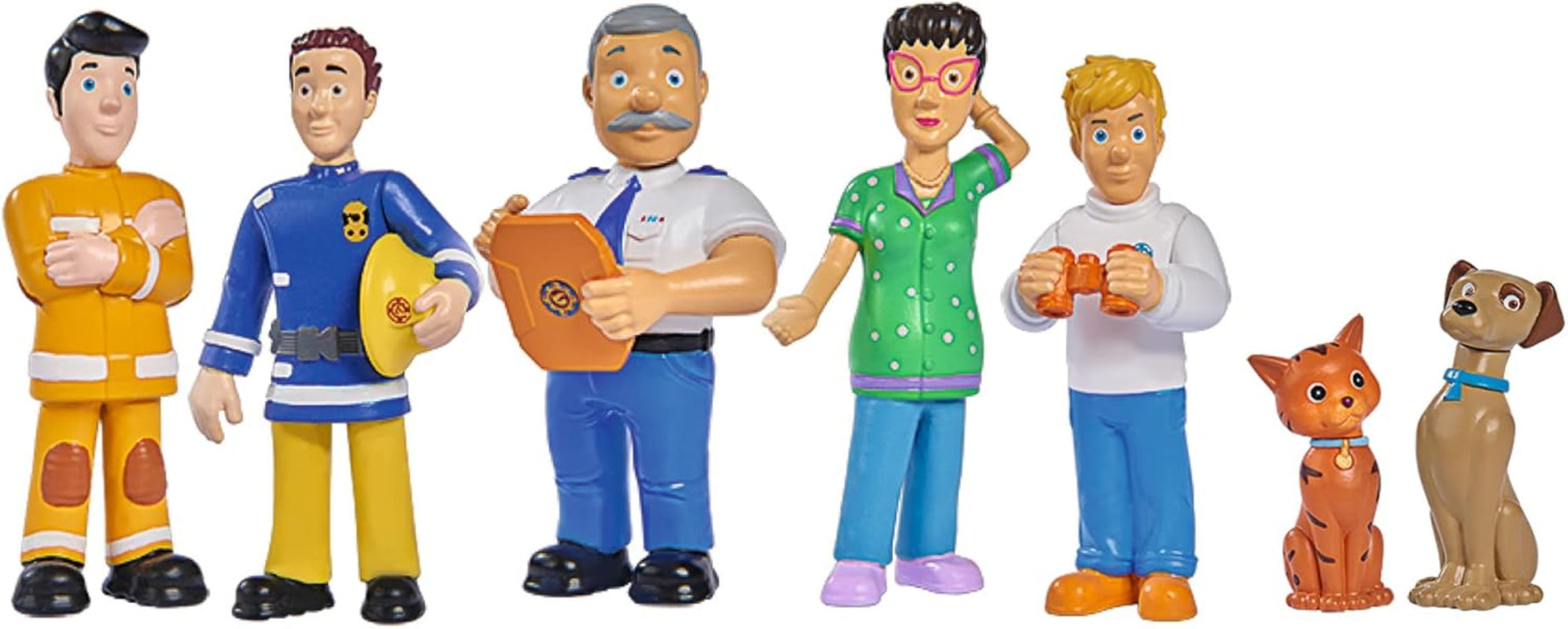 Simba 109252538 - Set Figuras Sam El Bombero, 6 Piezas, 2 Surtidos, Solo Incluye Una Versión, Muñecos De 5-7cm, A Partir De 3 Años Figuras De Acción Naty Shop