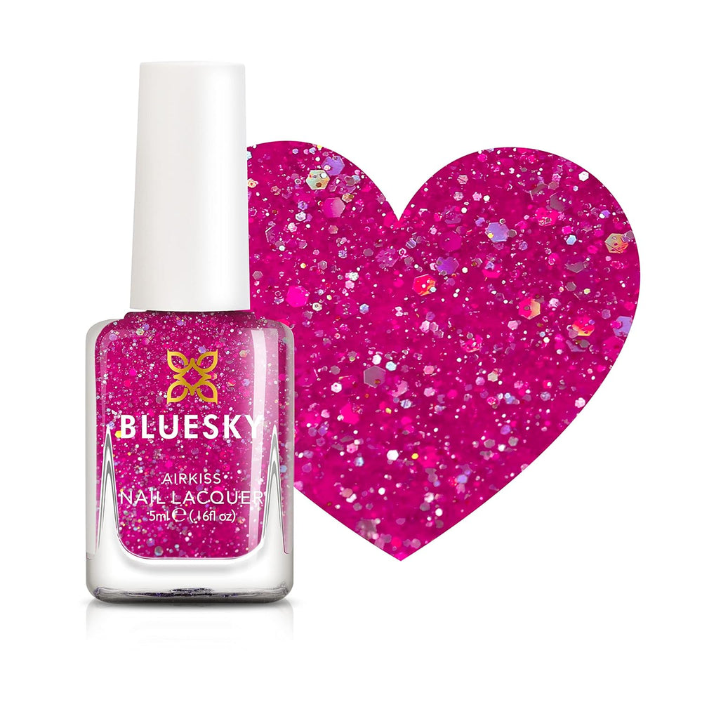 Esmalte de uñas para niños BLUESKY - Esmalte de uñas pelable a base de agua, sin disolventes, fácil de quitar, 5 ml (Disco Time)