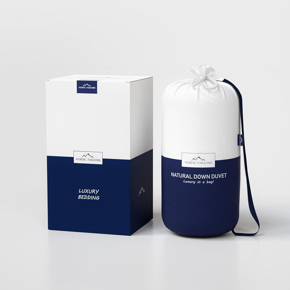 Paraíso Nórdico - Edredón Cómodo - 50% Plumón de Pato Alemán - Edredón Cálido de Invierno - 200X200 Cm Edredones y Edredones Naty Shop