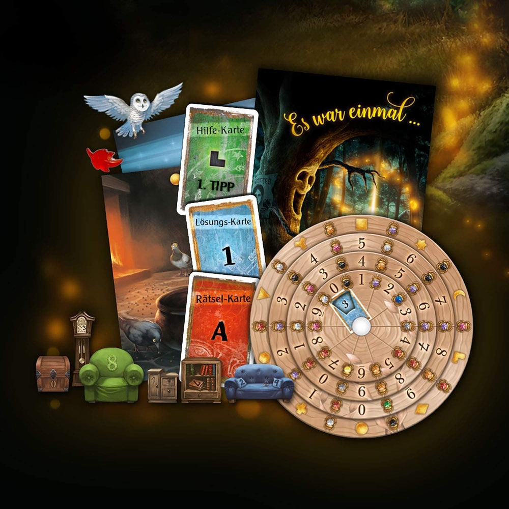 KOSMOS 695149 EXIT - El Juego - Bosque Encantado, Nivel: Principiante, Juego de Escape Room, Juego EXIT para 1 a 4 Jugadores Mayores de 10 Años, Un Juego de Mesa Único