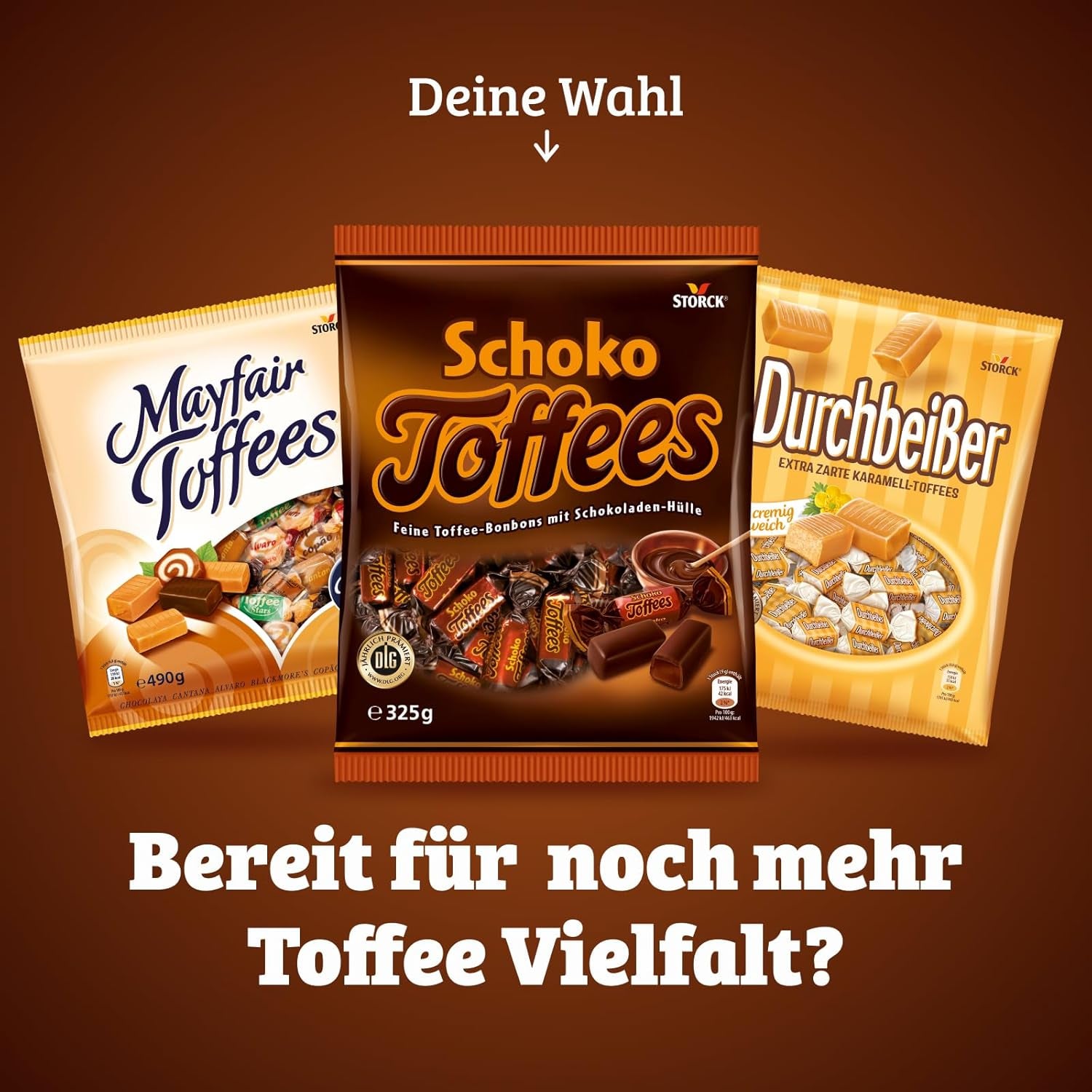 Caramelos de chocolate - 3 x 325g - Caramelo de chocolate con glaseado de chocolate amargo (30%)