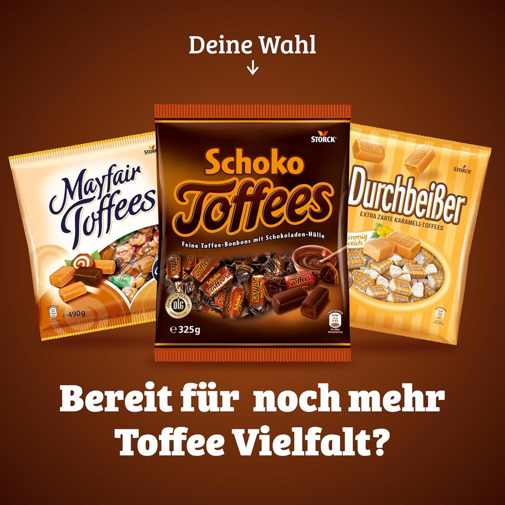 Caramelos de chocolate - 3 x 325g - Caramelo de chocolate con glaseado de chocolate amargo (30%)