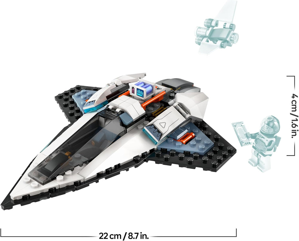 LEGO City Raumschiff, Weltraum-Spielzeug mit Space Shuttle para niños de 6 años, set con figura de astronauta 60430