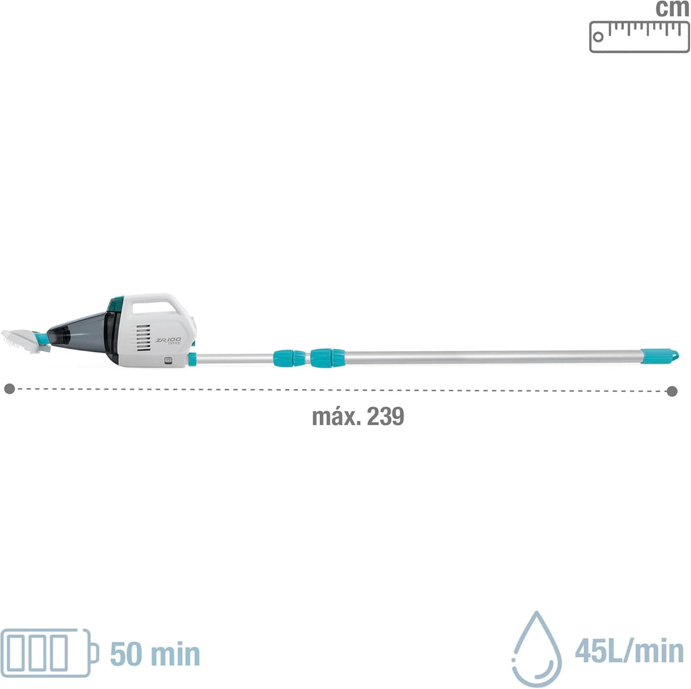 Aspirador de piscina portátil Intex ZR100, dimensiones: 37cm x 11cm x 19cm (28626)