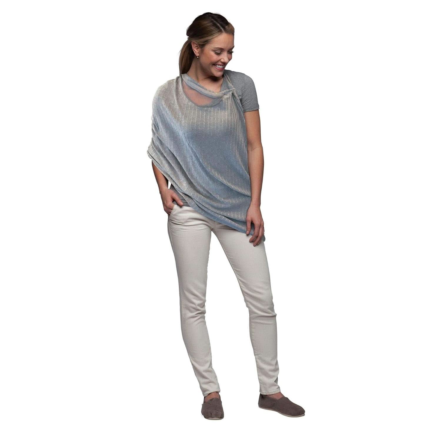 Chicco - Pañuelo de lactancia Boppy Infinity 17 Cm gris Accesorios Alimentación y Lactancia Bebe Naty Shop