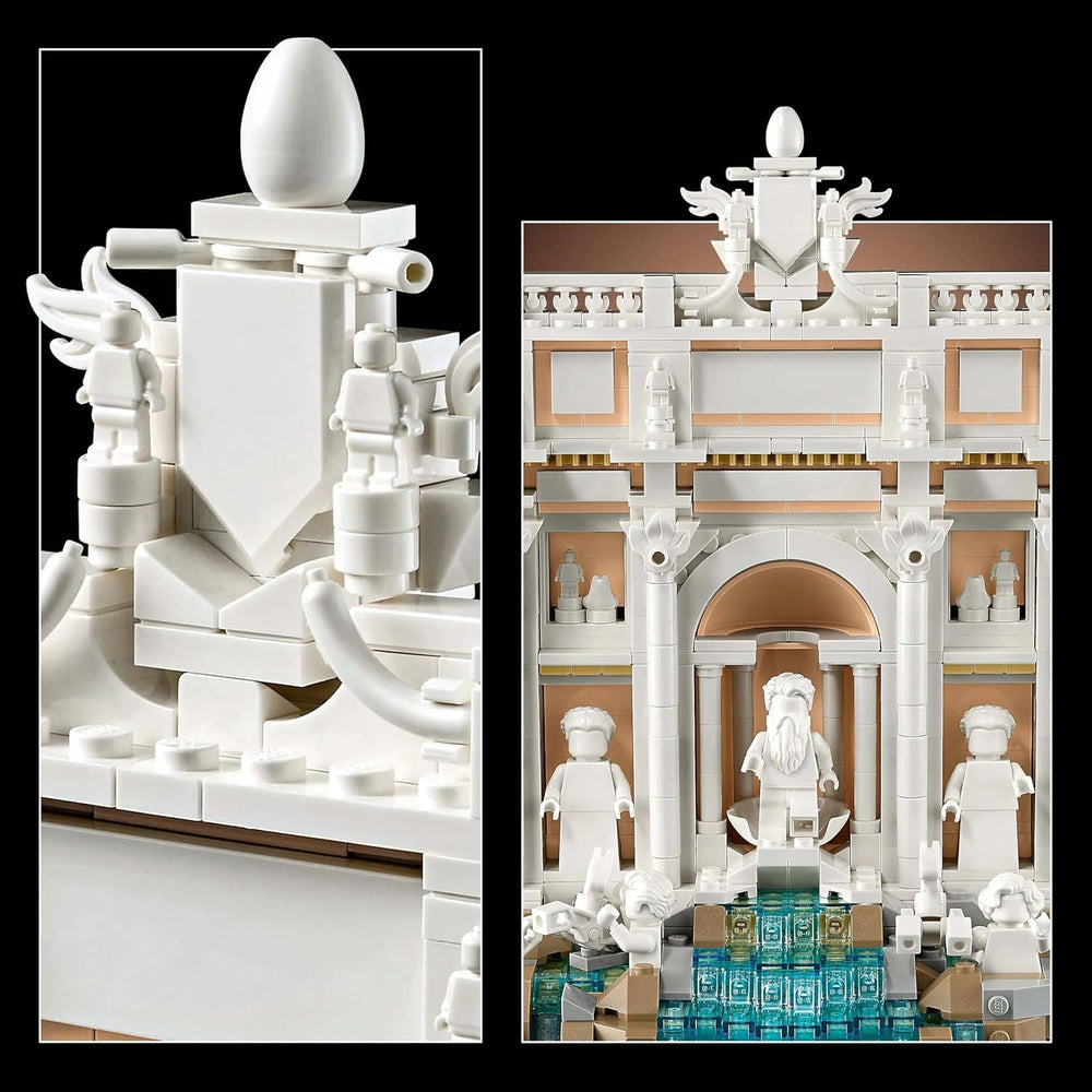 LEGO Architecture Fontana de Trevi - Maqueta de un lugar emblemático de Roma con esculturas de minifiguras - pieza de colección para oficina y salón - regalo para adultos y amantes de la arquitectura 21062 Juegos de construcción Besuche den LEGO-Store