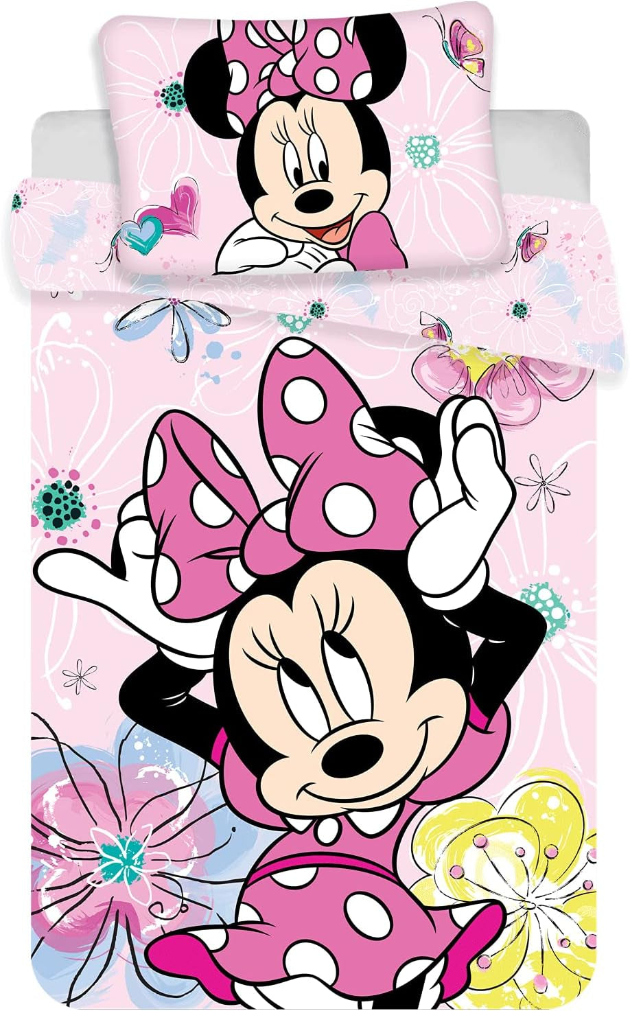 Juego de cama infantil Minnie Mouse, ropa de cama de algodón - infantil Naty Shop Default Title