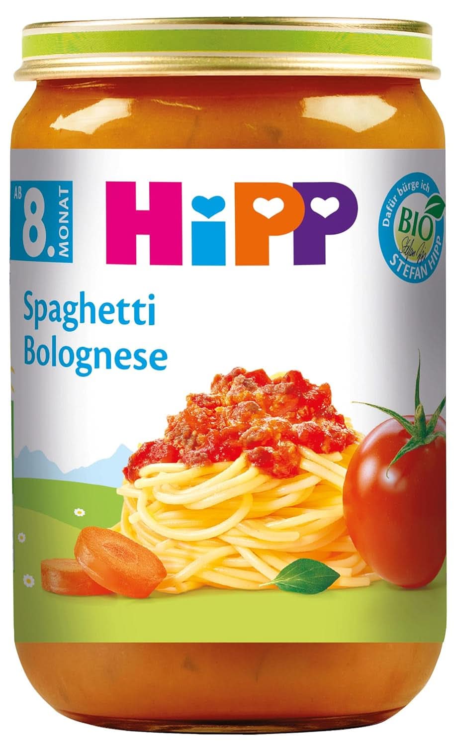 Hipp Espaguetis Boloñesa, pack de 6 (6 X 220 gramos) Madre e Hijo Naty Shop