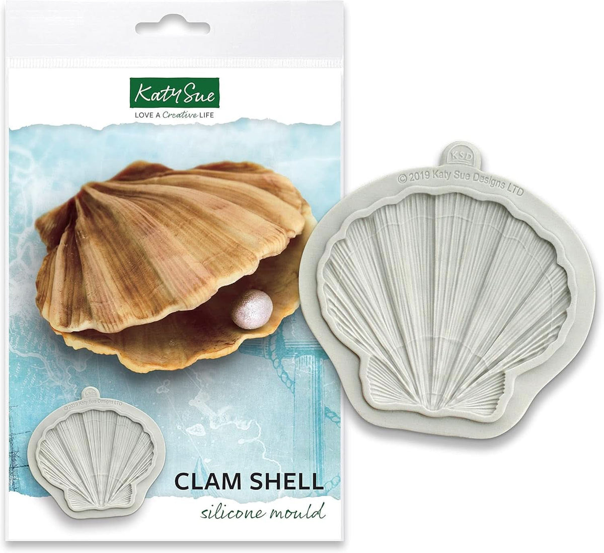 Katy Sue, Molde de silicona para decoración marina - Naty Shop Kitchen Scallop
