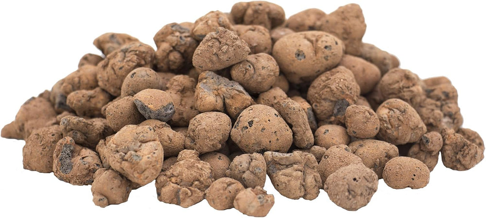 Floragard granulado de arcilla expandida 50 L - material de drenaje natural y sustrato hidropónico para macetas, tinas, plantas de interior y jardineras - previene la acumulación de agua, asegura una buena aireación