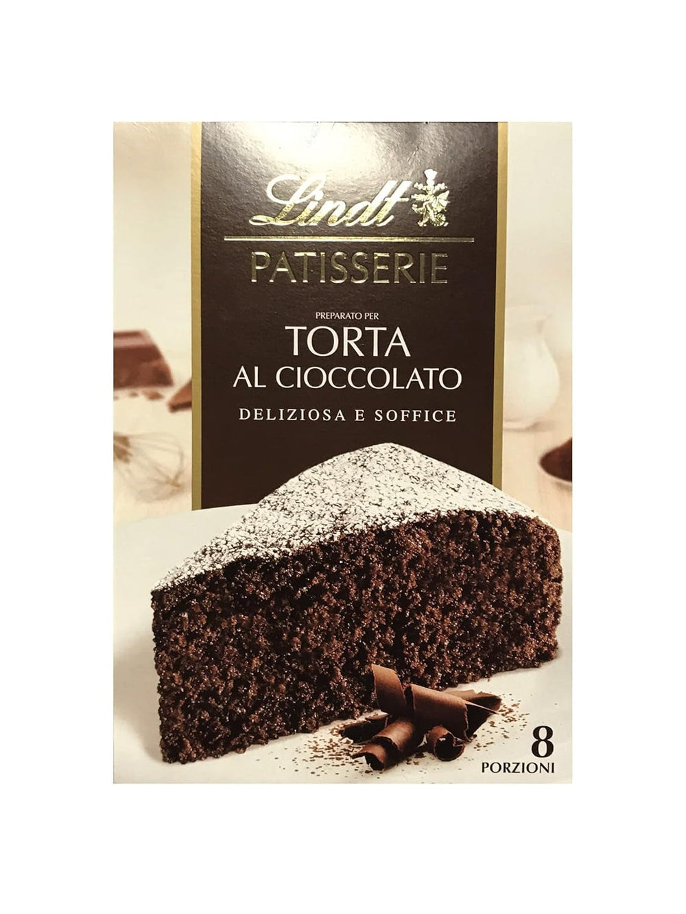 Lindt & Sprüngli Feines Backen Kuchenmischung, Backmischung, 8 Porciones, Sin Lactosefrei, 400 G Mezcla para hornear y cocinar Naty Shop Schokoladenkuchen