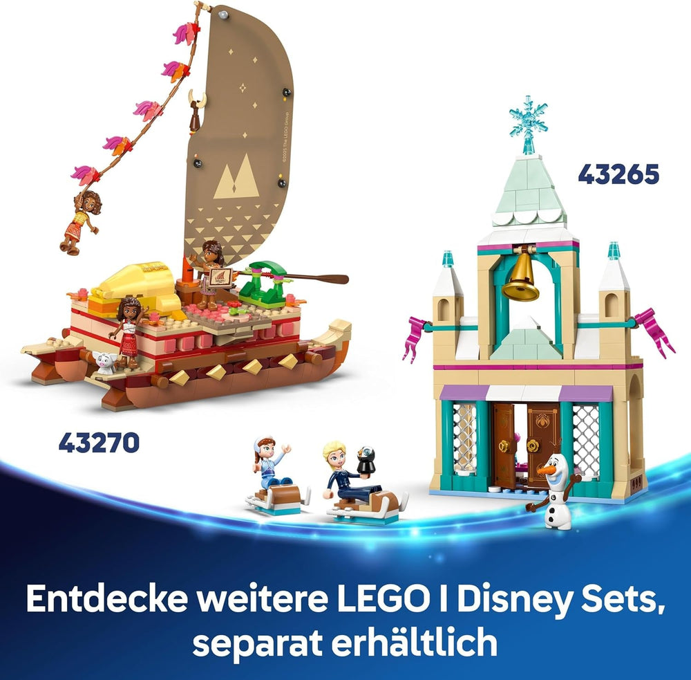 LEGO Ç€ Castillo de Disney Princess Cenicienta y carruaje tirado por caballos, set para niñas a partir de 6 años, fantástico juguete con minimuñecas de la princesa Cenicienta y el príncipe azul, idea de regalo para fans de Disney 43275 Juegos de construcción Beuche den LEGO-Store