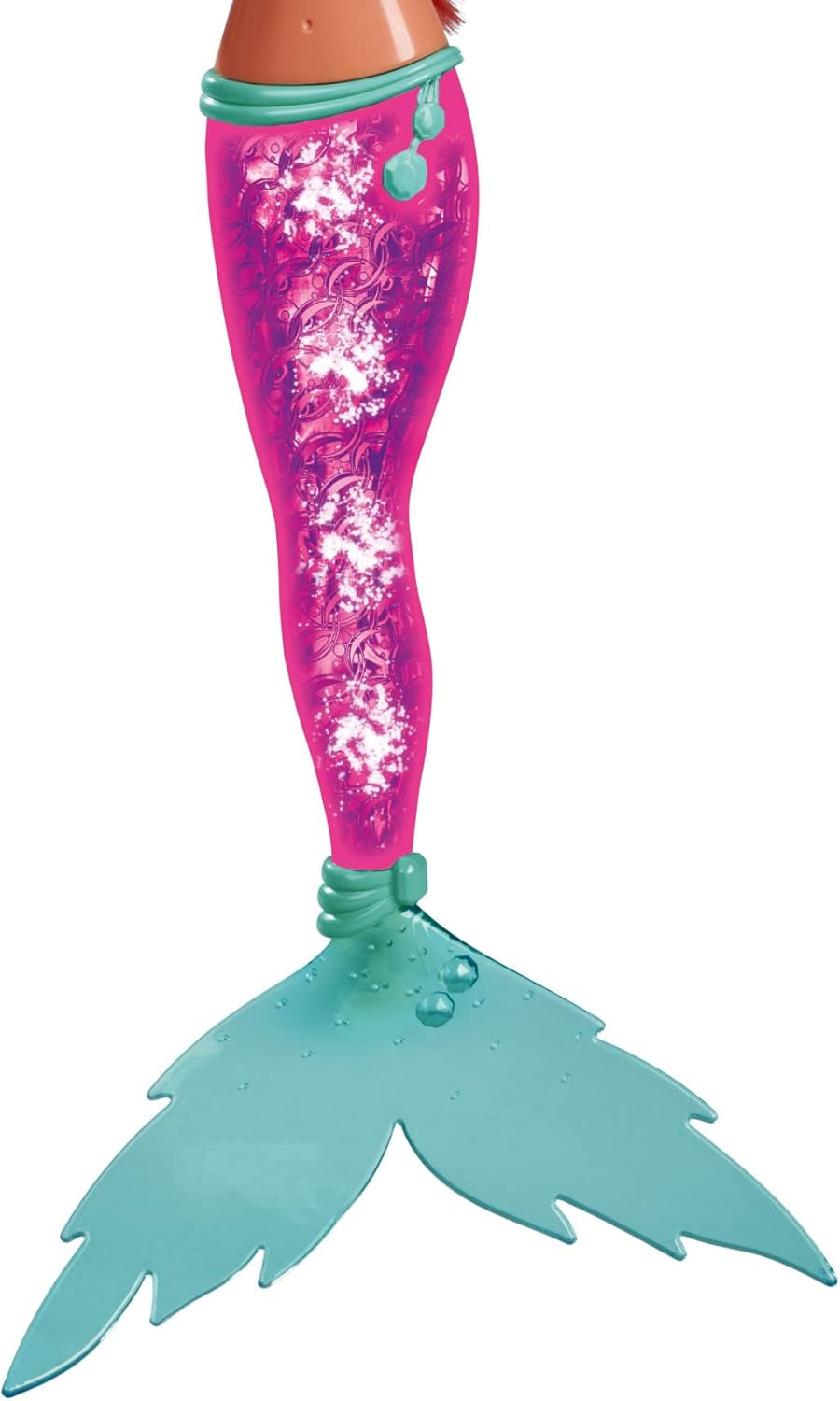 Simba 105733656 - Păpușa Steffi Love Sirena Sclipitoare (39 cm) - sirenă strălucitoare cu schimbare de culoare curcubeu luminos, jucărie rezistentă la apă pentru copii cu vârsta de 3 ani și peste