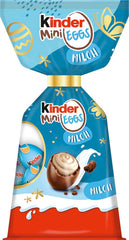 Mini Huevos Kinder Leche | 85g – Deliciosos Huevos de Chocolate de Pascua – Dulces de Pascua – Suave relleno de leche cubierto de chocolate con leche – Perfecto para la canasta de Pascua – Para compartir
