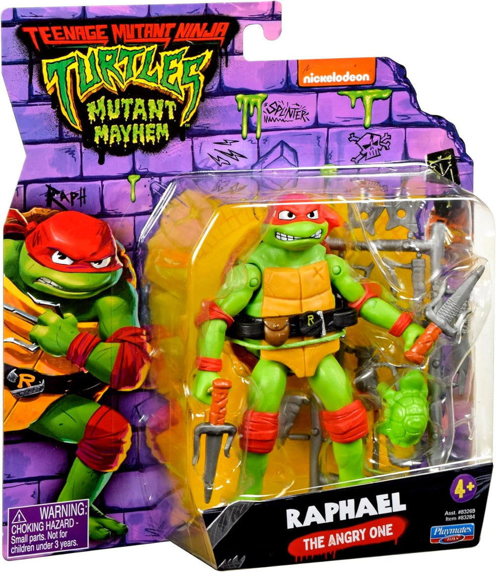 Tortugas NINJA TEENAGE MUTANT - Figura Raphael Base Figuras de acción Naty Shop