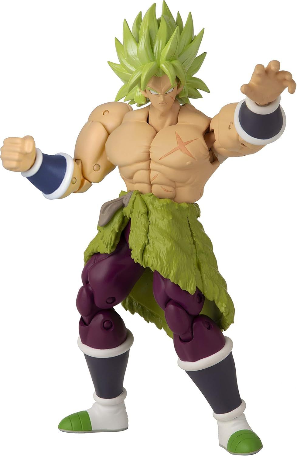 BANDAI - Dragon Ball Super - Figurine Dragon Stars 17 Cm - Super Saiyan Broly - Figura articulată Broly - Licența oficială Dragon Ball - Jucărie pentru copii 4+ ani - 36190J Action figures Naty Shop