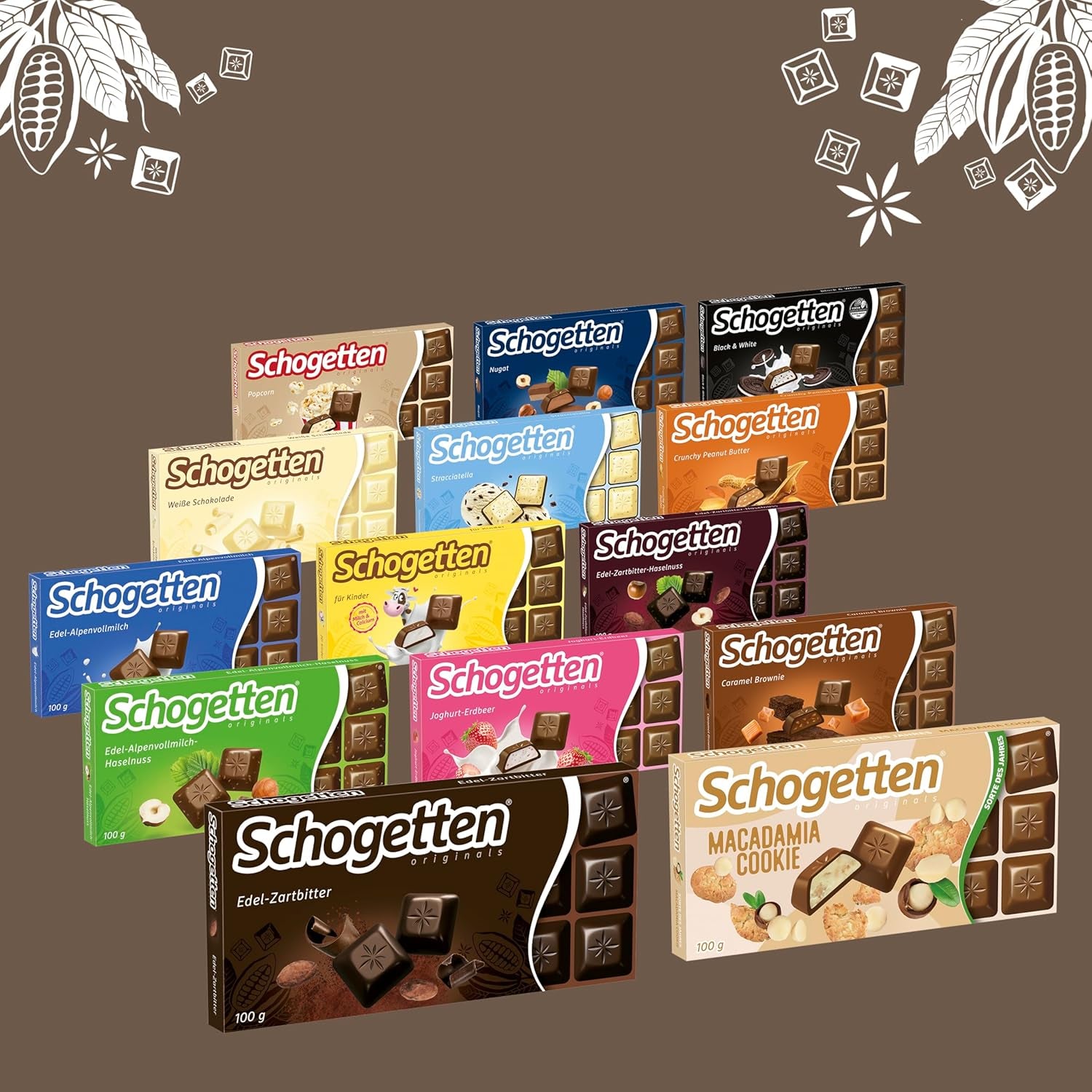 Chocolate negro Schogetten (50% cacao), 100 g