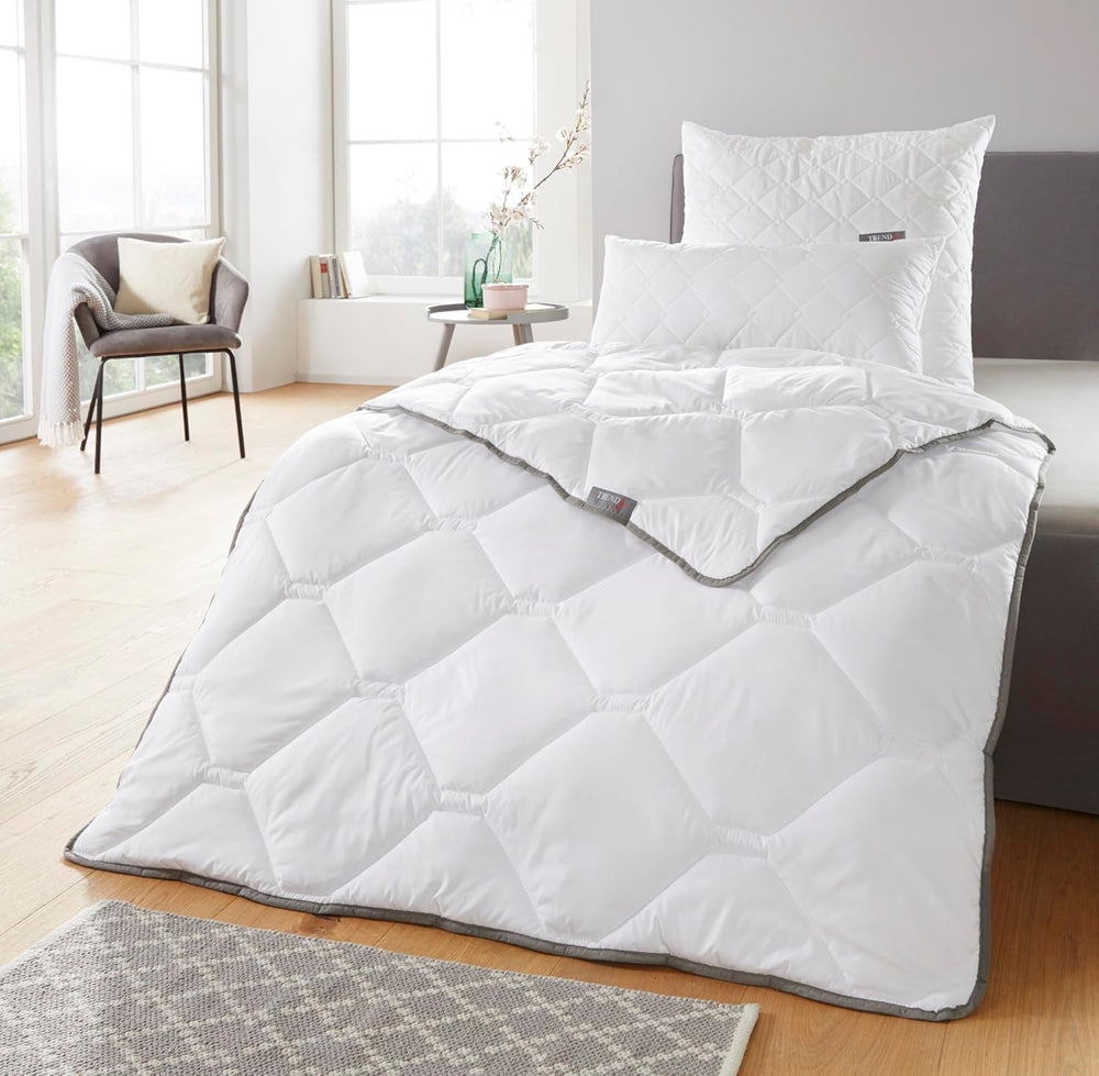 Badenia Trendline Edredón Microresistente a la Ebullición, Ligero para Verano, Lavable a Máquina hasta 95 Grados, 135 x 200 cm, Certificado Oeko-Tex, Fabricado en Alemania Edredones y Edredones Naty Shop