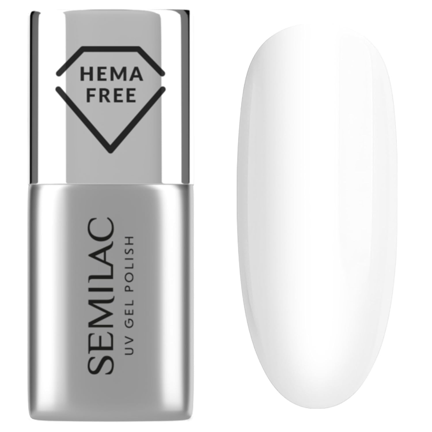 Semilac Pure & Clean base de esmalte de uñas UV 7ml – Base híbrida autonivelante para uñas sensibles