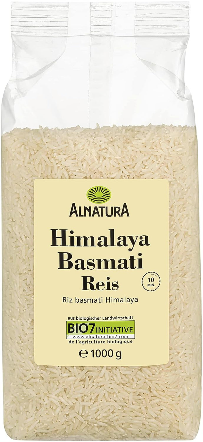 Arroz basmati blanco del Himalaya ecológico, 1 kg