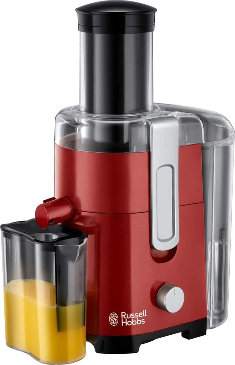 Russell Hobbs Standmixer [1,5L Glasbehälter] Desire Rot (Starker 0.9PS Motor, Impuls-/Ice-Crush-Funktion, Edelstahlmesser, Bpa-Frei Mixer, Elektrischer Zerkleinerer, Smoothie-Maker) 24720-56 Mama si Copilul Naty Shop Entsafter