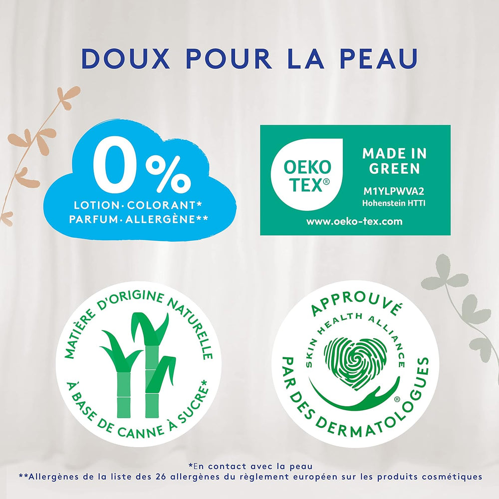 Douceur Naturelle – Pañales talla 3 (5-9 kg) pack 1 mes – 172 pañales