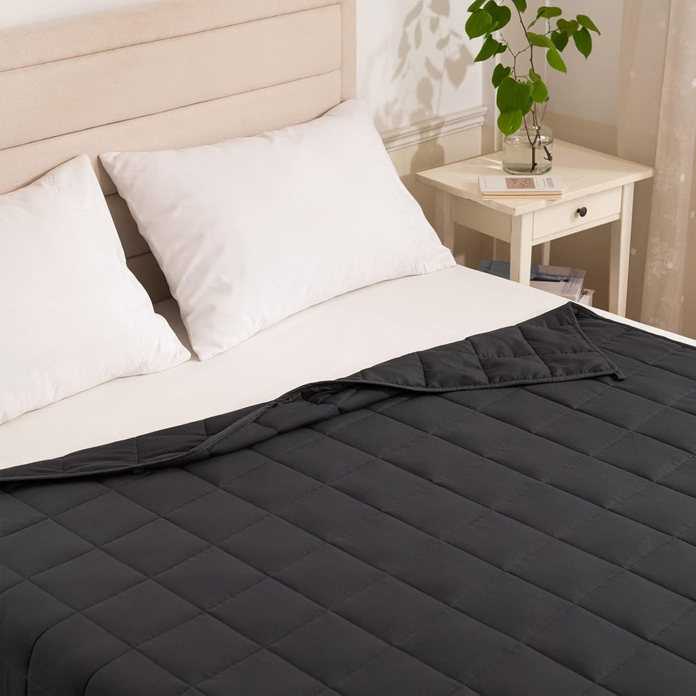 Good Nite Manta lastrada para adultos Manta pesada para calmar los sentidos Gris 8 Kg 150 X 200 Cm Edredones y edredones Naty Shop