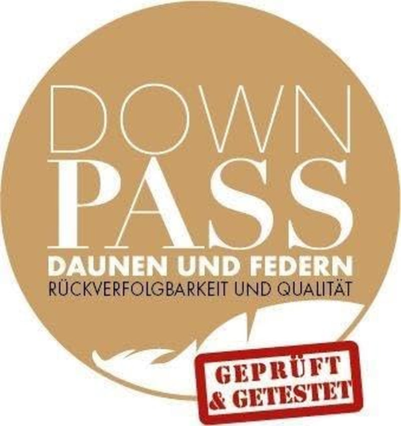 Edredón cálido Badenia Trendline Eco con 90% plumón y 10% plumas clase I, 135 X 200 cm, blanco, certificado Oeko-Tex, fabricado según el estándar de calidad alemán Edredones y edredones Naty Shop
