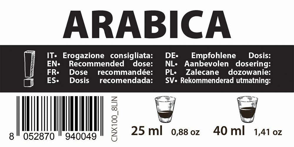 Arabica Coffee Capsules Nespresso Compatible 5.6g x 100 capsules