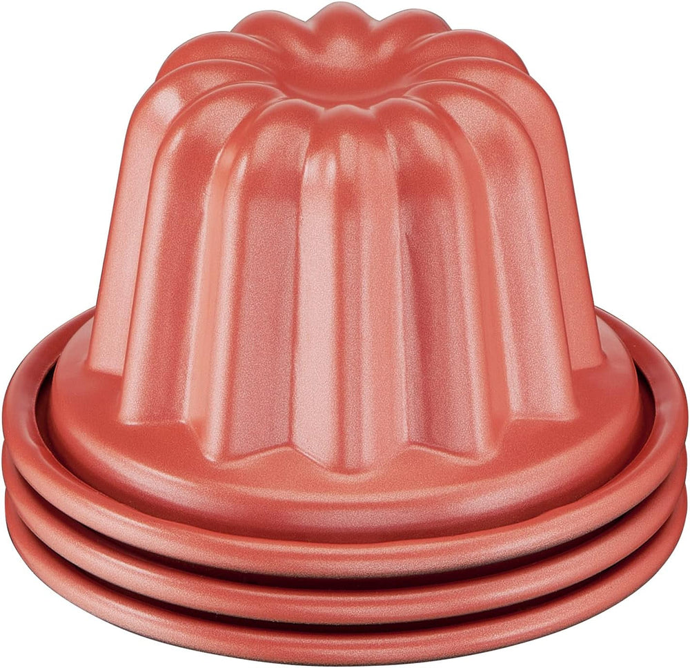 Tefal Creabake Muffins Creabake Backformen, 7,5 cm, Antihaftbeschichtung, Stapelbares System, Kreative Rezepte Für Süßigkeiten Und Slate, Einfaches Backen, Eisenfarben Moldes y bandejas para hornear Naty Shop Set Mit 3 Rippen